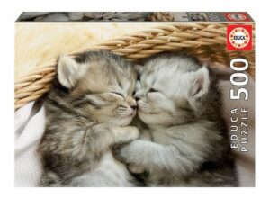 PUZZLE EDUCA X 500 DULCES GATITOS COD 19004
