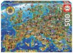 PUZZLE EDUCA X 500 MAPA DE EUROPA COD 17962