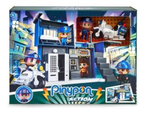 PINYPON ACTION SET COMISARIA DE POLICAS CON MOTO COD 17039