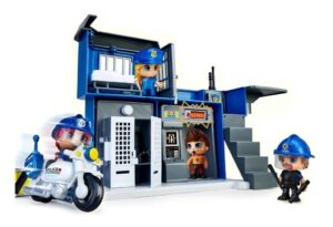 PINYPON ACTION SET COMISARIA DE POLICAS CON MOTO COD 17039 - Imagen 2