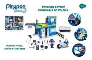 PINYPON ACTION SET COMISARIA DE POLICAS CON MOTO COD 17039 - Imagen 3