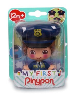 MY FIRST PINYPON BABY FIGURA 10 CM PROFECIONES VR2 16289 POLICIA - Imagen 2