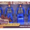 MUNECOS SOLDADOS COMANDO ANTIDISTURBIOS X 4 VR2 7534 MODELO 02 - Imagen 2