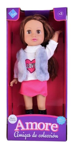 MUNECA COLECCION AMORE MODA Y ESTILO 45 CM VR2 7560 MOD 02 - Imagen 2