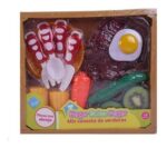 SET JUEGO COMIDA EN BANDEJA PIEZAS CON ABROJO VR2 7477 MODELO 02