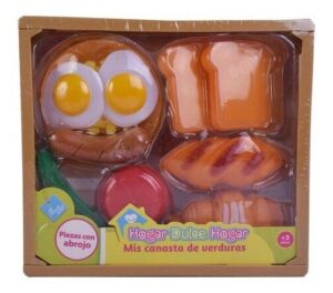 SET JUEGO COMIDA EN BANDEJA PIEZAS CON ABROJO VR1 7477 MODELO 01