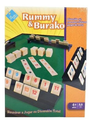 JUEGO DE MESA RUMMY & BURAKO EL DUENDE AZUL COD 7424