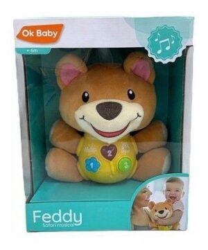 PELUCHE FEDDY SAFARI CON LUZ Y SONIDO COD OK0204