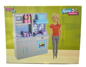 MUNECA KIARA COCINERA POPPI CON ACEESORIOS COD B920 - Imagen 2