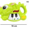 MINI ORGANO MUSICAL DIDACTICO ANIMALES LUZ Y SONIDO VR2 6748 MODELO 02 - Imagen 4