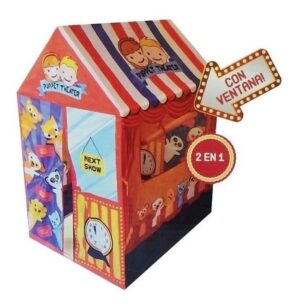 CARPA CASITA TEATRO DE TITERES 70X94X128 CM COD 7772