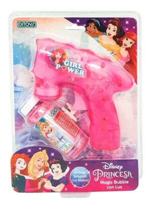 BURBUJERO MAGICO AUTOMATICO CON LUZ DISNEY PRINCESA COD 2506