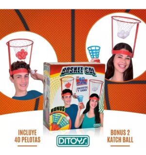 JUEGO BASKET GOL ENCESTA Y GANA CON 40 PELOTAS COD 1949 - Imagen 2