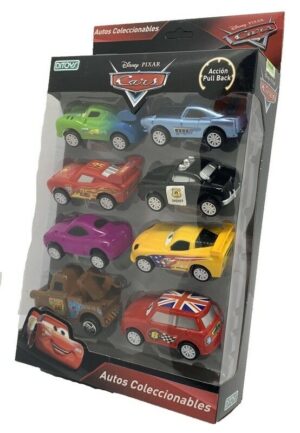 DISNEY CARS AUTITOS ACCION PULL BACK X 8 COD 1939 - Imagen 2