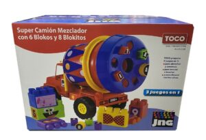 CAMION MEZCLADOR TOCO ENCASTRE CON BLOQUES COD 12128