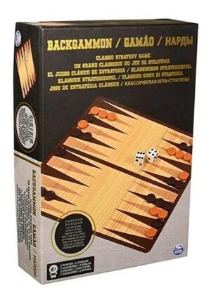 JUEGO DE MESA BACKGAMMON SPIN MASTER COD 98381