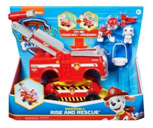 PAW PATROL RISE AND RESCUE VEHICULO LANZA MISILES VR2 17753 MARSHAL