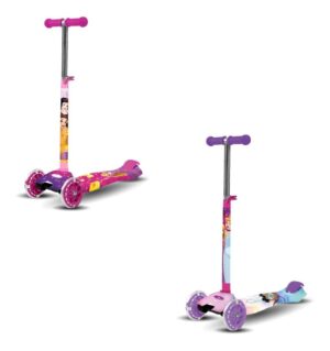 MONOPATIN DISNEY PRINCESA PLEGABLE CON LUZ VIOLE COD 12024 - Imagen 3