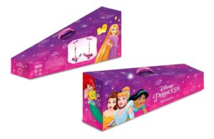 MONOPATIN DISNEY PRINCESA PLEGABLE CON LUZ VIOLE COD 12024 - Imagen 2