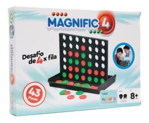 JUEGO DE MESA 4 EN LINEA MAGNIFIC 43 PIEZAS COD 2039