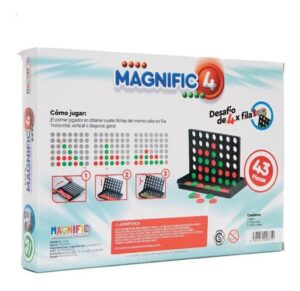 JUEGO DE MESA 4 EN LINEA MAGNIFIC 43 PIEZAS COD 2039 - Imagen 4