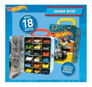HOT WHEELS PORTA AUTOS MALETIN LATA CAJA METAL COD HWCC2 MOD 4 - Imagen 4