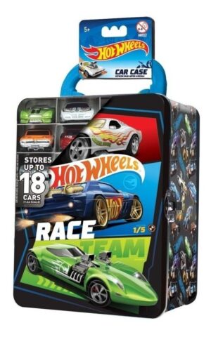 HOT WHEELS PORTA AUTOS MALETIN LATA CAJA METAL COD HWCC2 MOD 2