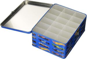 HOT WHEELS PORTA AUTOS MALETIN LATA CAJA METAL COD HWCC2 MOD 2 - Imagen 2