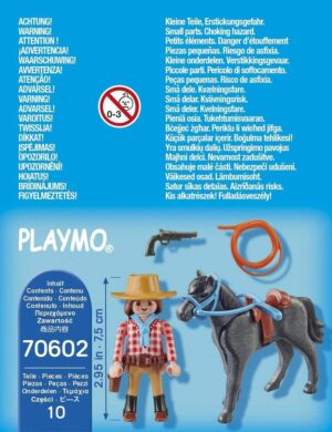 PLAYMOBIL JINETE DEL OESTE SPECIAL PLUS COD 70602 - Imagen 2