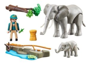 PLAYMOBIL RECINTO EXTERIOR DE ELEFANTES FAMILY FUN COD 70324 - Imagen 3