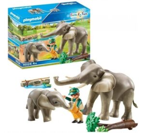 PLAYMOBIL RECINTO EXTERIOR DE ELEFANTES FAMILY FUN COD 70324 - Imagen 6