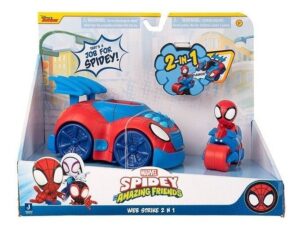 VEHICULO SPIDEY AMAZING FRIENDS WEB STRIKE 2 EN 1 COD SN0019