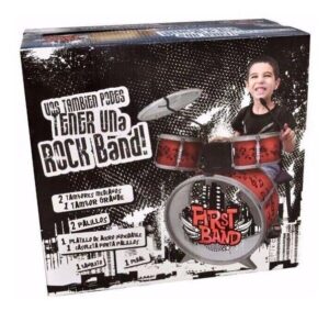 BATERIA MUSICAL EN CAJA CON BANCO VR2 FD2541 BATERIA AZUL