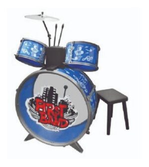 BATERIA MUSICAL EN CAJA CON BANCO VR2 FD2541 BATERIA AZUL - Imagen 3