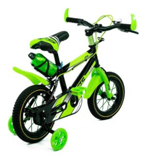 BICICLETA INFANTIL RODADO 12 TIPO MOUNTAIN BIKE VR3 3302 VERDE - Imagen 3