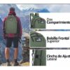 MOCHILA TACTICA ALPINE SKATE URBANA PORTANOTEBOOK COD 15269 - Imagen 3
