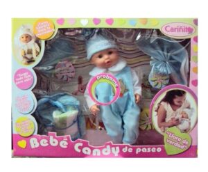 CARINITO BEBE CANDY DE PASEO LLORA DE VERDAD CELES COD 798