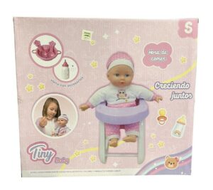 BEBOTE ZOE TINY CON SILLA HORA DE COMER VIOLETA COD 53723 - Imagen 3