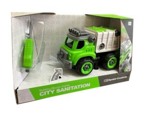 CAMION DIY VERDE COMPACTADORA CON SONIDO COD IK0086