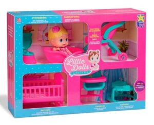 PLAYSET BEBE CON ACCESORIOS 4 EN 1 LITTLE DOLLS COD DIV011