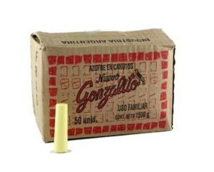 AZUFRE GONZALITO CAJA X 50 EN ASERRIN A GRANEL COD 2593
