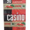 NAIPE CASINO X 50 CARTAS PLASTIFICADAS ORIGINAL COD 1046