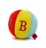 PELUCHE PELOTA CON SONAJERO Y LETRAS COD 2303