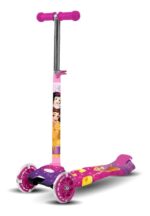 MONOPATIN DISNEY PRINCESA PLEGABLE CON LUZ ROSA COD 12024