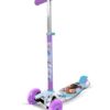 MONOPATIN DISNEY FROZEN PLEGABLE CON LUCES  VIOLE COD 12105