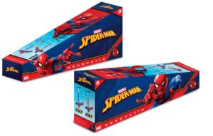 MONOPATIN MARVEL SPIDERMAN CON LUZ PLEGABLE AZUL COD 12022 - Imagen 2