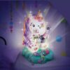 UNICORNIO LAMPARA DECORA CON GEMAS Y STICKERS COD OFG208 - Imagen 3