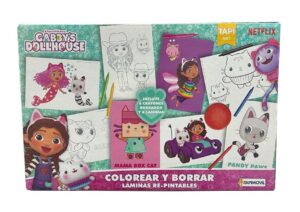 COLOREAR Y BORRAR GABBYS DOLLHOUSE COD 0996