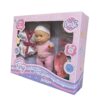 TINY BEBE DELFI HORA DE COMER 22 CM GORRO BLANCO COD 53726 - Imagen 2