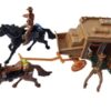 SET LEJANO OESTE COWBOY MUÑECOS Y CABALLOS COD FD9707 - Imagen 2